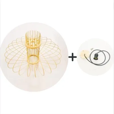 (Xưởng HCM) Đèn Mây Tre Gỗ Thả Trần Trang Trí Dùng Để Decor Nhà Hàng Quán Ăn Quán Cafe Homestay. Mẫu Hình Dạ Châu