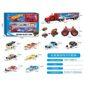 Xe Đồ Chơi Kim Loại - 1085-2 Siêu Chắc – Mô Hình Ô Tô Sắt  Cho Bé Từ 3 Tuổi