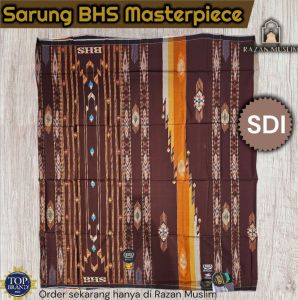 Sarung BHS Masterpiece Gold Motif M79 SDI Cokelat