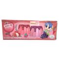 Ali Nata Drink Jery Q jelly drink 12pcs [Grape +Lychee/ Oren +Strawberry]. 