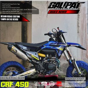 0336 decals sticker crf 450 full body/decals bebas riqwes