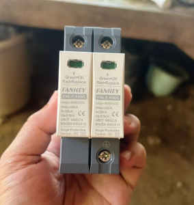 DC/AC SPD Surge Protective Device 2P 20KA/40KA 500V-1000V Solar PV Lightning Arrester Surge Protector Voltage Protection Device DIN Rail Mount