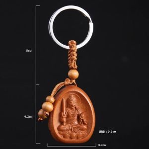 已开光 招财项链 纯天然桃木雕刻十二生肖本命佛八大守护神12属相守护项链平安吊坠礼物 Fortune Necklace Pure Natural Peach Wood Carved Twelve Zodiac Buddha Eight Guardian Spirits 12 Zodiac Signs Guard Necklace Peace Pendant Gift