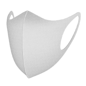 Hộp 5 cái khẩu trang vải su mềm mịn 2 lớp thoáng khí chống bụi