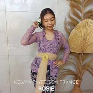 Sixmo (HANYA KEBAYA) KEBAYA KUTUBARU SEMIFRANCE PAYET ROSIE Kebaya Bali Murah Kebaya Modern Kebaya Pesta Wisuda