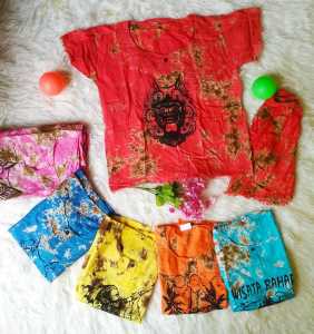 Stelan Baju Barong Bali Anak [pilih warna] - Usia 1 - 8 tahun - Terlaris & Termurah - LV Ols.id