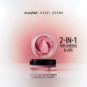 Bobbi Brown Pot Rouge Velvet Matte | 2-in-1 For Cheeks and Lips Soft-Matte Finish Make Up