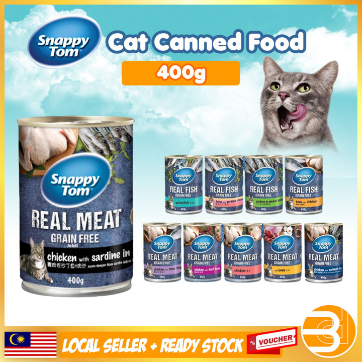 BDC PETS Malaysia Snappy Tom 400g Cat Canned Food Canned Cat Wet Food ...