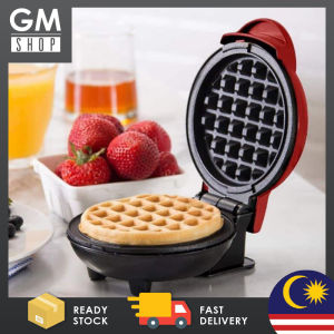 GMshop Kitchen Electric Non Stick Sandwich Waffle Maker Portable Mini Breakfast Machine