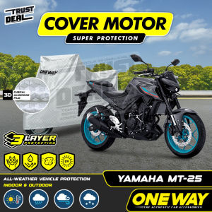Cover Sarung Penutup Motor YAMAHA MT 25 MT25 3 Layer ONEWAY Waterproof Anti Air Panas UV Indoor Outdoor