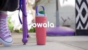 Owala FreeSip Sway 30oz Azalea Stainless Steel Water Bottle Insulated Leak- Proof BPA-Free