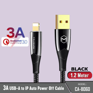[1YrWarranty] MCDODO CA-8560CA-8060 1.2M BLACK AUTO POWER OFF PD FAST CHARGING-Pd Fast Charging Cable-Lightning