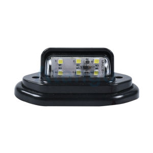 12/24v 6 Led License Plate Light For Universal Car Truck