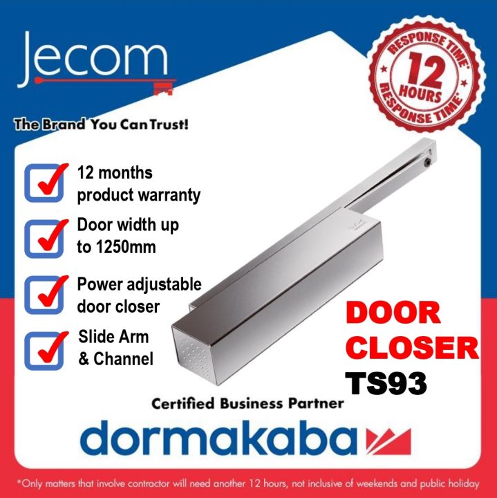 Dormakaba TS93 Door Closer Dorma TS93 Door Closer Lazada Singapore