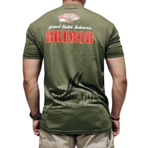 3aluniform- Kaos Brimob Polri Drifit Polisi Hitam Legan Pendek