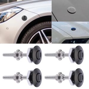 SEJUE4373 25mm Mini Size Hood Pins Aluminum Alloy Lock Clip Push Button Lock Clip Kit Anti-Theft Billet Hood Lock Racing Car