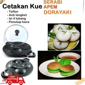 Cetakan Kue Serabi 4 Lubang