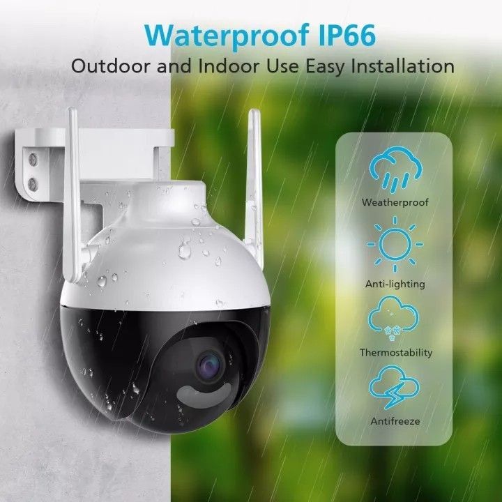 CCTV C11 IP CAMERA CCTV OUTDOOR V380 WIRELESS FULL HD PTZ SPEED - Main Image