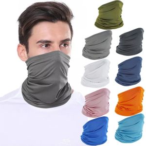 JULIA Bụi Bảo Vệ Thể Thao ngoài trời Mũ nón nạ Bìa Người đàn ông Khăn Câu Cá Ống Khuôn Shield Headband nạ Bandana Đầu Khăn Liền mạch Bandana Đi xe đạp Nạ