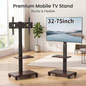 26‘’-72‘’inch Mobile LCD TV Stand Vertical TV Trolley Stand Adjustable Floor Standing TV Stand