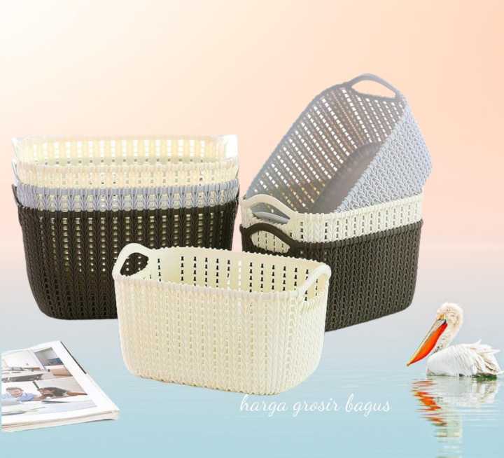 KERANJANG ROTAN PLASTIK MONGOLIA SERBAGUNA
