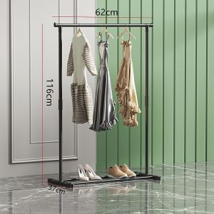 ราวแขวนเสื้อผ้า ทรงกลม มีล้อเลื่อน หมุนได้ 360° แข็งแรง ทนทาน ประหยัดพื้นที่ เหมาะสำหรับบ้าน/หอพัก