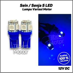 LAMPU SEN SENJA LED MOTOR 5 MATA SMD DIAM VARIASI UNIVERSAL
