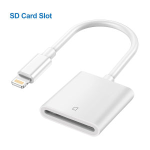 SD Card Reader for iPhone Lightning OTG Adapter Cable for iPadTrail Game Camera Viewer for iPhone11/Pro/Max/Xs/XS Max/ XR/X/8 Plus/8/7 Plus/7/6s Plus/6s/6 Plus/6/5 iPad Mini/Air