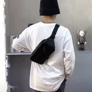 Anti Theft Sling Crossbody Backpack Shoulder Bag for Men Lightweight One Strap Nylon Bag Outdoor Travel Sling Bag