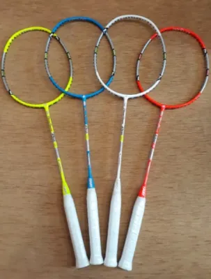 Raket Badminton Hart Power Shoot New Dan Senar BG 6 Sp Original Bonus Grip Karet Roll