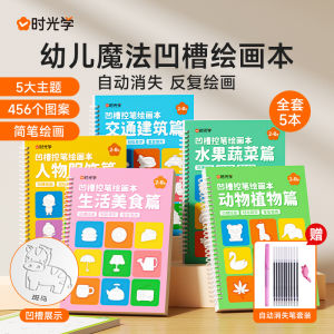 Childrens Grooved Pen Control Painting Book Kindergarten Baby Pen Control Training Magic Copy Drawing Book-152c4c8b
