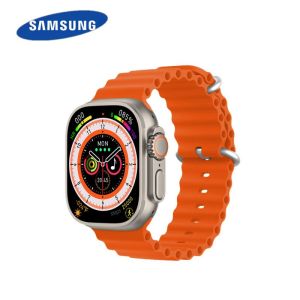 Xiaomi 8 Ultra Smart watch 2023 Newest Original 2.02" Display Touch Screen 49mm Android IOS Smartwatches IP68 Waterproof Heart rate Monitoring Sleep monitoring Samung huawei vivo oppo Realme