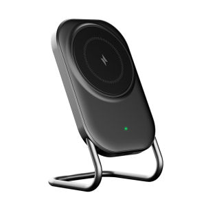 DISOUR 2 in 1 15W Wireless Charger Holder Station Compatible with 10W/7.5W/5W Qi Fast Charging For iPhone 12 13 14 15 Pro Max Series Magsafe Case/Android-Qi Phones