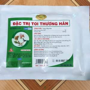 Freeship Tuấn thuốc thú y (ĐẶC TRỊ TOI THƯƠNG HÀN)gói 100g.