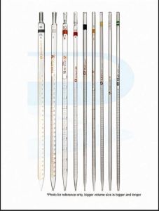 MEASURING PIPETTE CLASS A BOROSILICATE GLASS