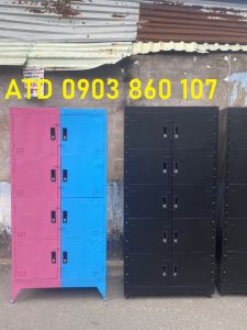 Tủ hồ sơ locker sắt 8 ngăn có nhận sơn màu theo yêu cầu có khóa giá rẻ