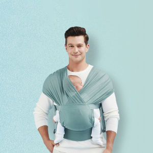 Orzbow Baby Wrap Carrier Slings Hands-Free Baby Carrier Sling Lightweight Breathable Softness Adjustable Baby Carriers for Newborn Infants and Babies Shower Gift