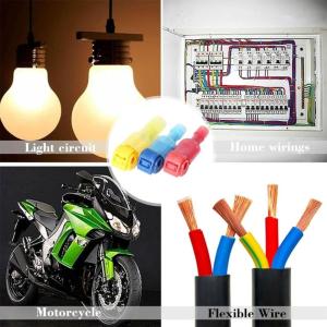 เครื่องขูดเกลียวขั้วบวกตัวเชื่อมต่อแบบมีสายที-ต๊าปตัวเชื่อมต่อแบบมีสายตัวเชื่อมต่อสายเร็วใช้งานง่าย144ชิ้น