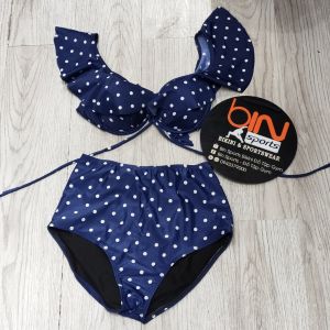 Bikini Nữ Hai Mảnh Bộ Đồ Bơi Đi Biển Áo Bra Kèm Mút Nâng Dày Dặn Quần Cạp Cao Che Khuyết Điểm Nhiều Màu Freesize BinSports BHV110