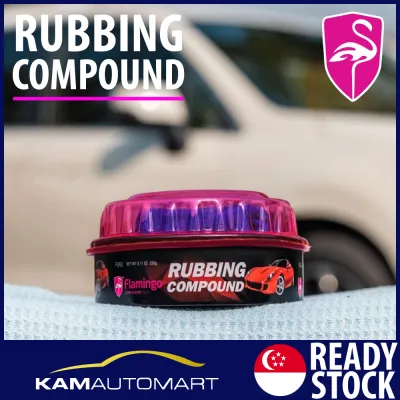 Flamingo Rubbing Compound 230g Car Care (KAM AUTO MART PTE LTD)