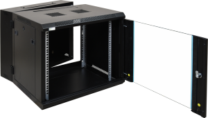 9U Server Rack Network Cabinet Wall Mounted Data Rack (Assembled)