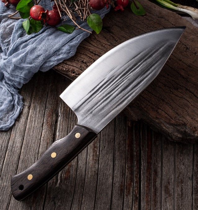 Household kitchen knife Slicing meat cleaver Chef steel handle Kitchen