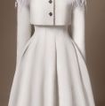 Váy Tiệc Hai Dây Tweed Beloved - Capella Corset Dress. 