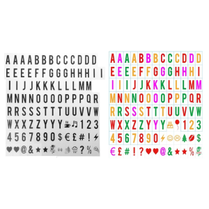 Cinema Lightbox Letters for A4 Light Box DIY Lights Home Decor Holiday Wedding Cards Signs Numbers A Variety of Styles