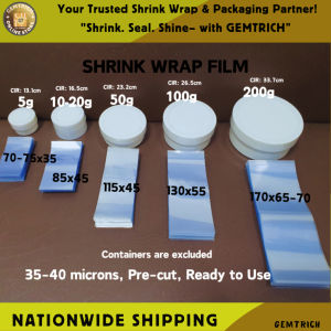 200pcs Shrink Wrap Plastic Packaging Shrinkable Plastic Sealer Film for Cream Jar 5-200grams
