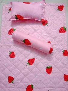 [Hot Trend] Bộ chăn mền gối nằm gối ôm mẫu Dâu Tây Hồng cho bé đi học mầm non tiểu học hoạt hình ngộ nghĩnh - Có bán lẻ gối ôm chăn gối nằm vỏ gối