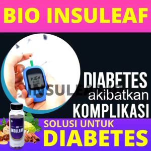 Bio Insuleaf Original Herbal Diabetes Stabilkan Gula Darah dalam hitungan bulan