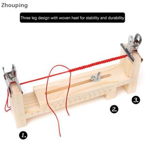 【ZP】 Flash Sale Cute Creative Practical Rope Braiding Tool Hand-knitted Rope Rack For Bracelets Necklaces DIY Handcraft Rope Knitting Fixing Tools