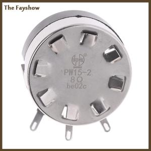 [The Fayshow] WX200 High Power 15W Single-turn Double-wire Wound Potentiometer 8 Ohm 8Ω Shaft Length 15MM Audio Attenuator