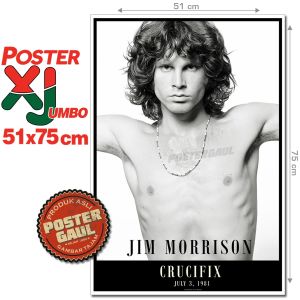 Poster XJumbo: JIM MORRISON "CRUCIFIX" #XJFJP467 - ukuran 51 x 75 cm